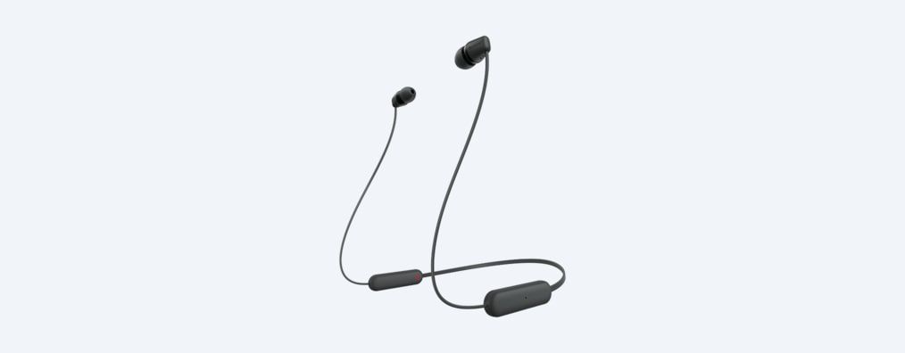 Sony WI-C100 Wireless Bluetooth Headset Black