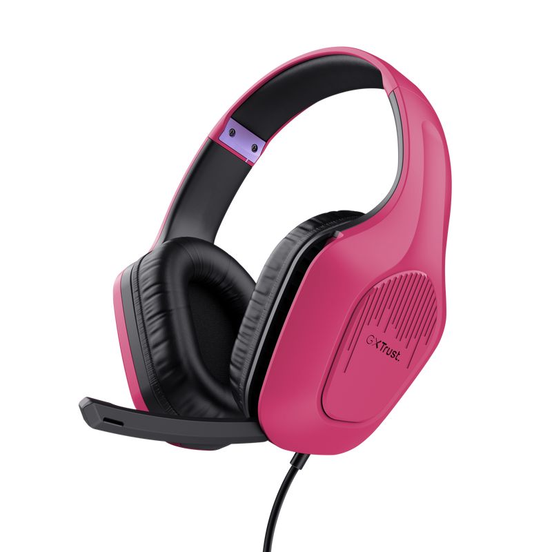 Trust GXT415P Zirox Lightweight Gaming Headset Pink