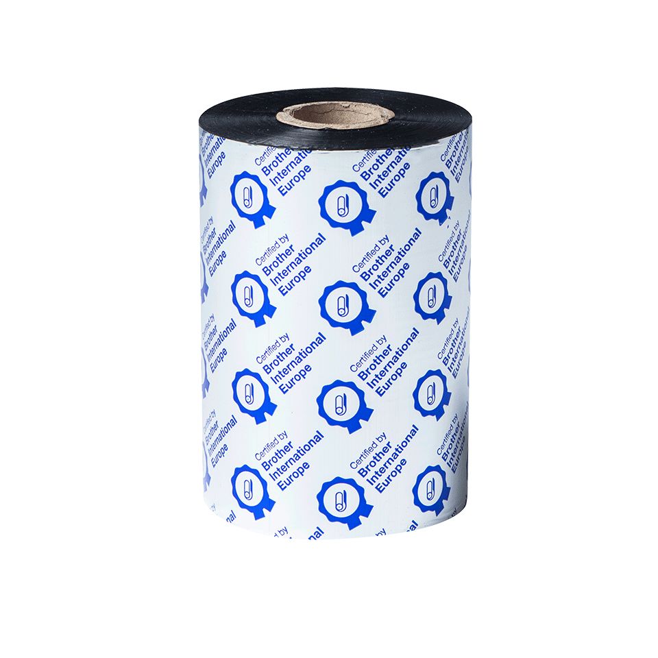 Brother BWP-1D450-110 Premium Wax 110mm x 450m festékszalag Black (8 tekercs/csomag)