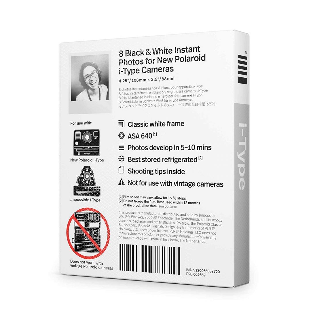 Polaroid Originals B&W Film for i-Type