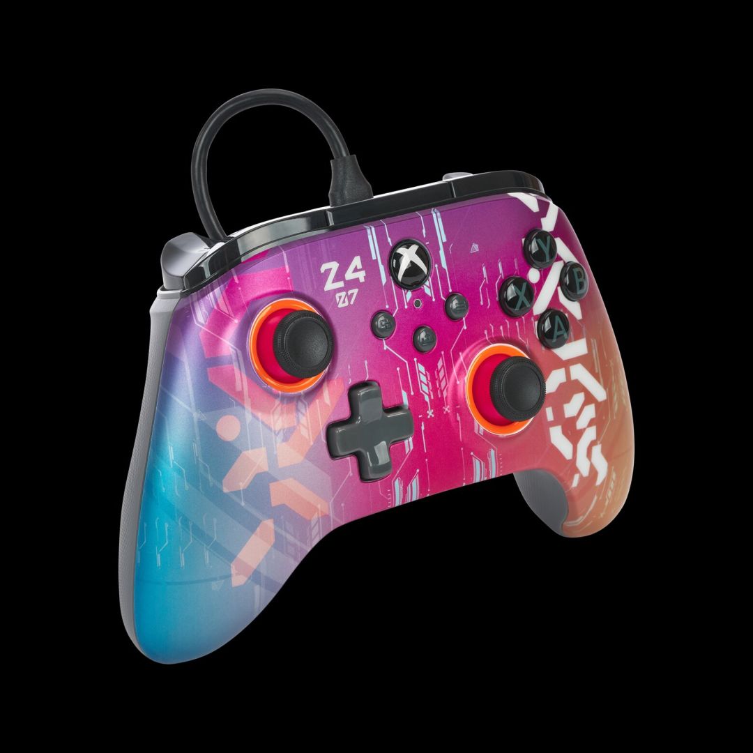 PowerA Advantage Wired Controller for Xbox Series X|S Purple Camo