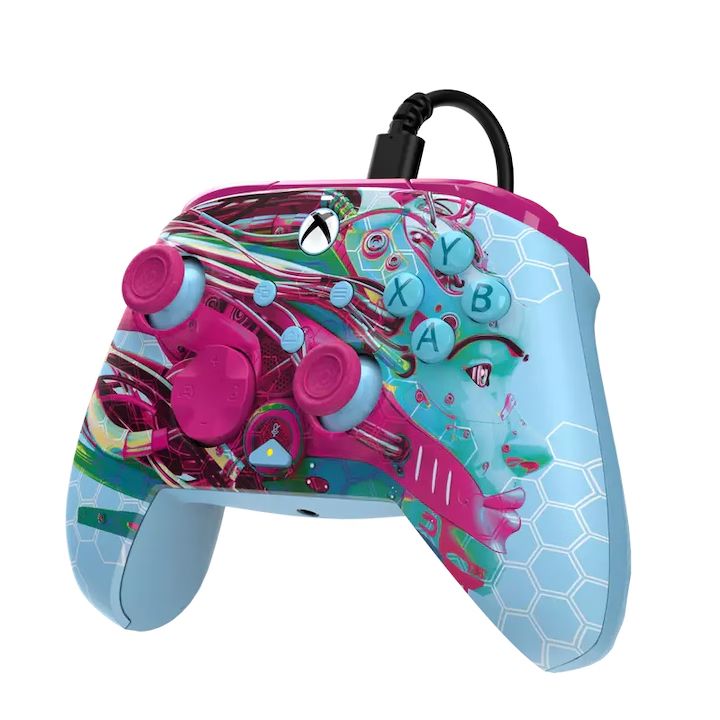 PDP Rematch Dreams Glow Controller for Xbox Series X/S & PC Multicolor