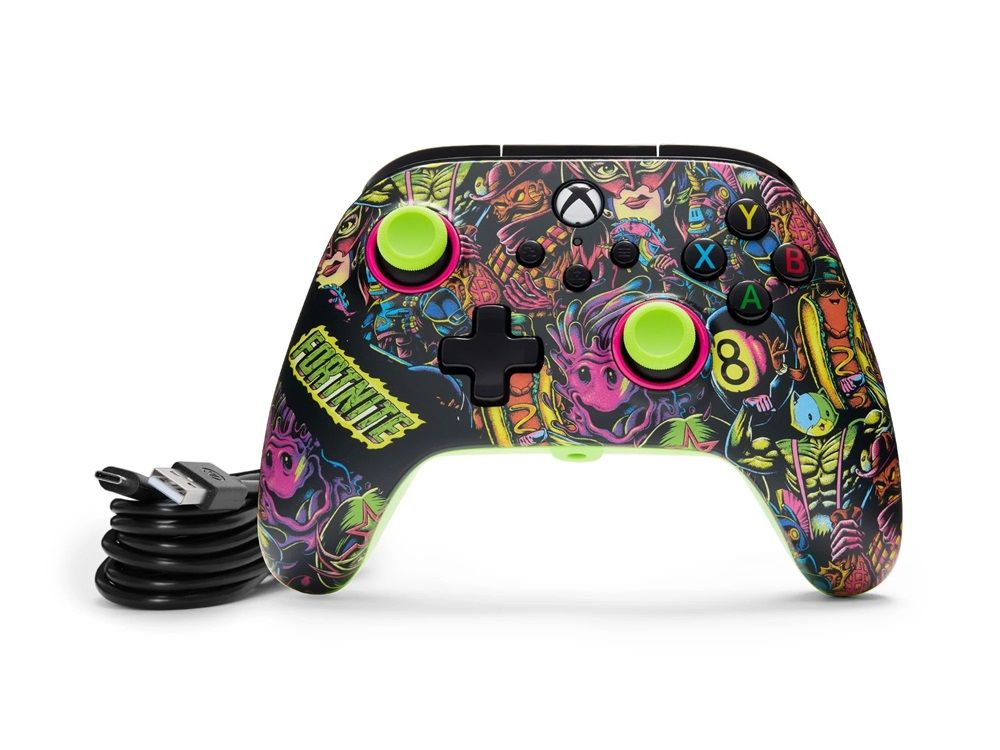 PowerA Advantage Wired Controller for Xbox Series X|S - Fortnite Glow