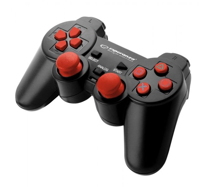 Esperanza Corsair USB Gamepad Black/Red