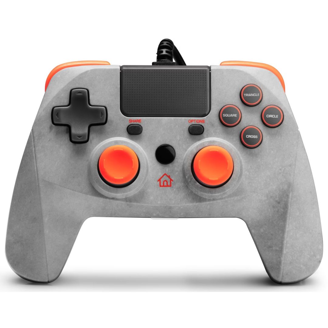 snakebyte Gamepad 4 S Rock Grey Orange