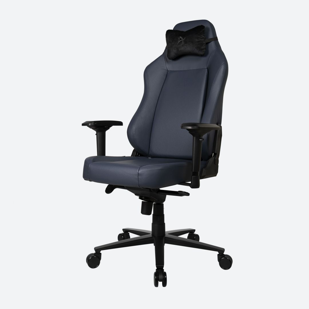 Arozzi Primo Full Premium Leather Gaming Chair Blue