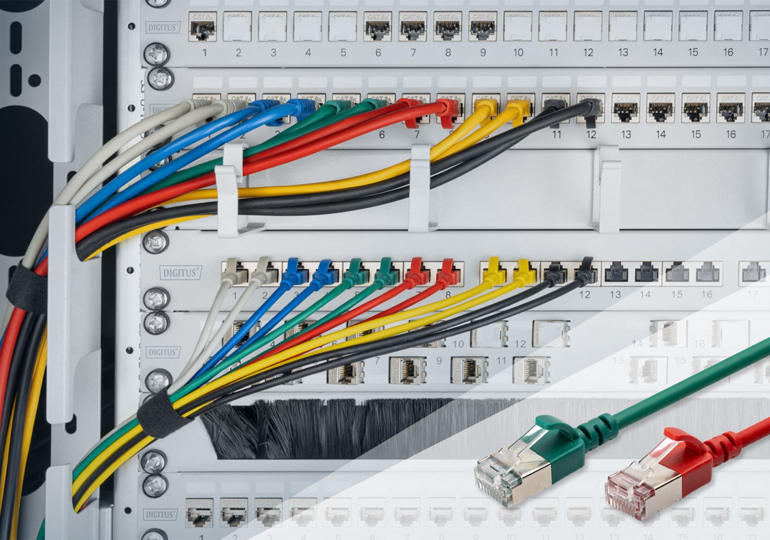 Digitus CAT6A F-FTP Patch Cable 2m Blue