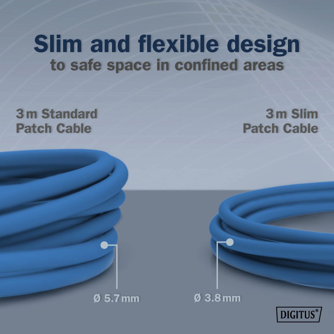 Digitus CAT6A F-FTP Patch Cable 2m Blue