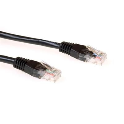 Eminent CAT6A U-UTP Patch Cable 1m Black
