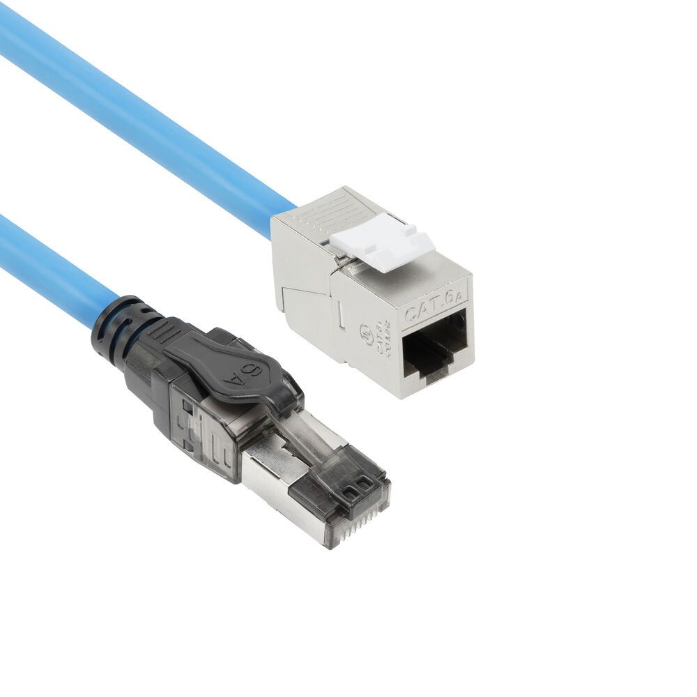 ACT CAT6A S-FTP Patch Cable 45m Blue