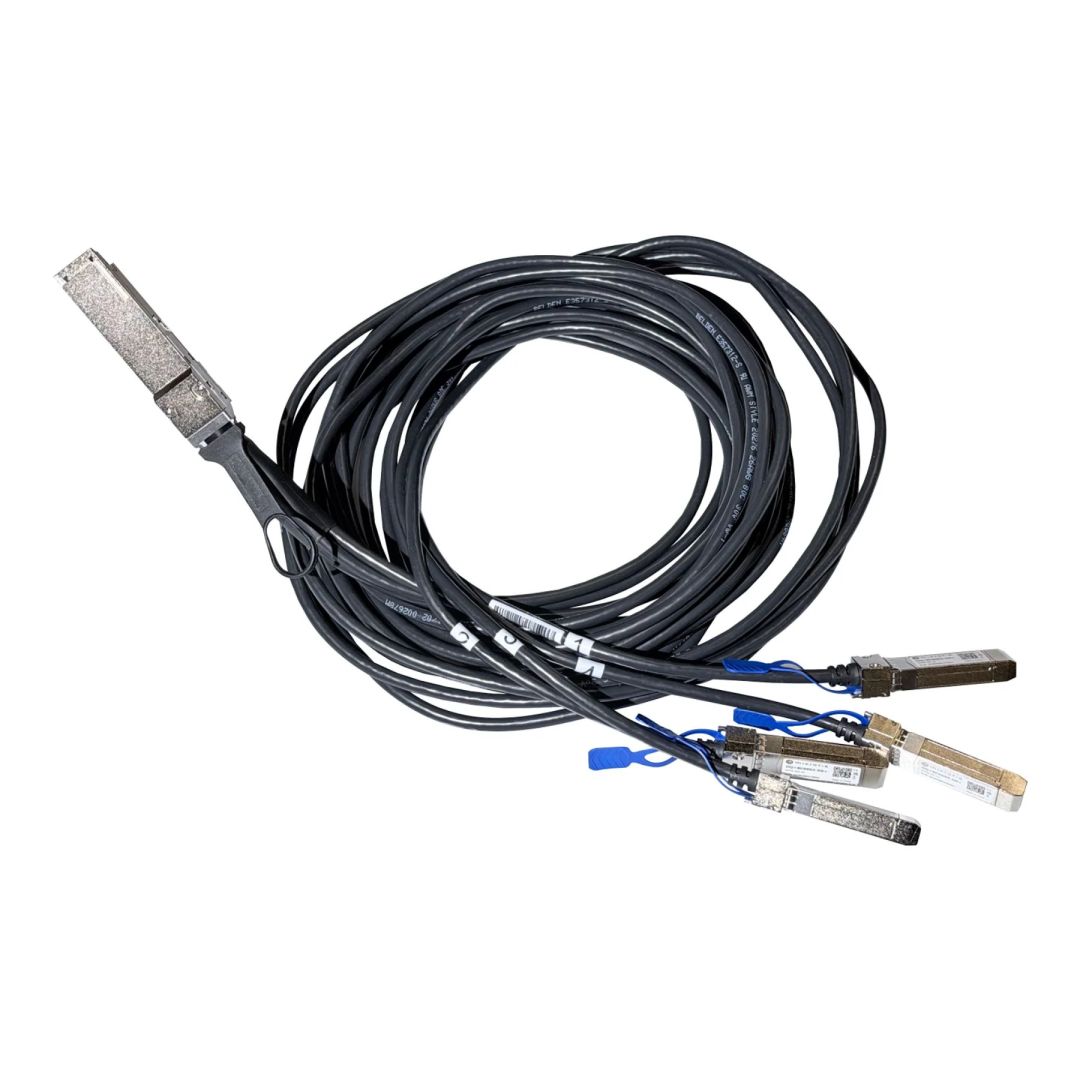 Mikrotik DQ+BC0003-DS+ QSFP56 200G to 4x 50G Breakout Cable 3m Black