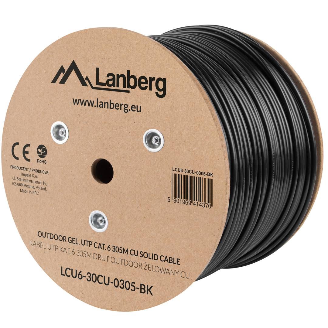 Lanberg CAT.6 F/UTP Installation cable 305m Black