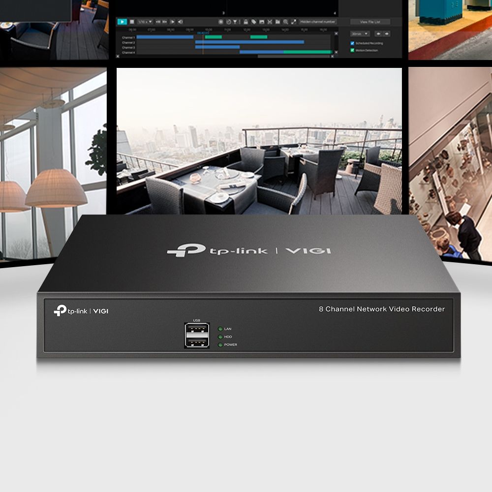 TP-Link VIGI NVR1008H VIGI 8 Channel Network Video Recorder