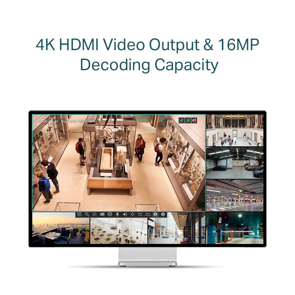 TP-Link VIGI NVR1004H VIGI 4 Channel Network Video Recorder