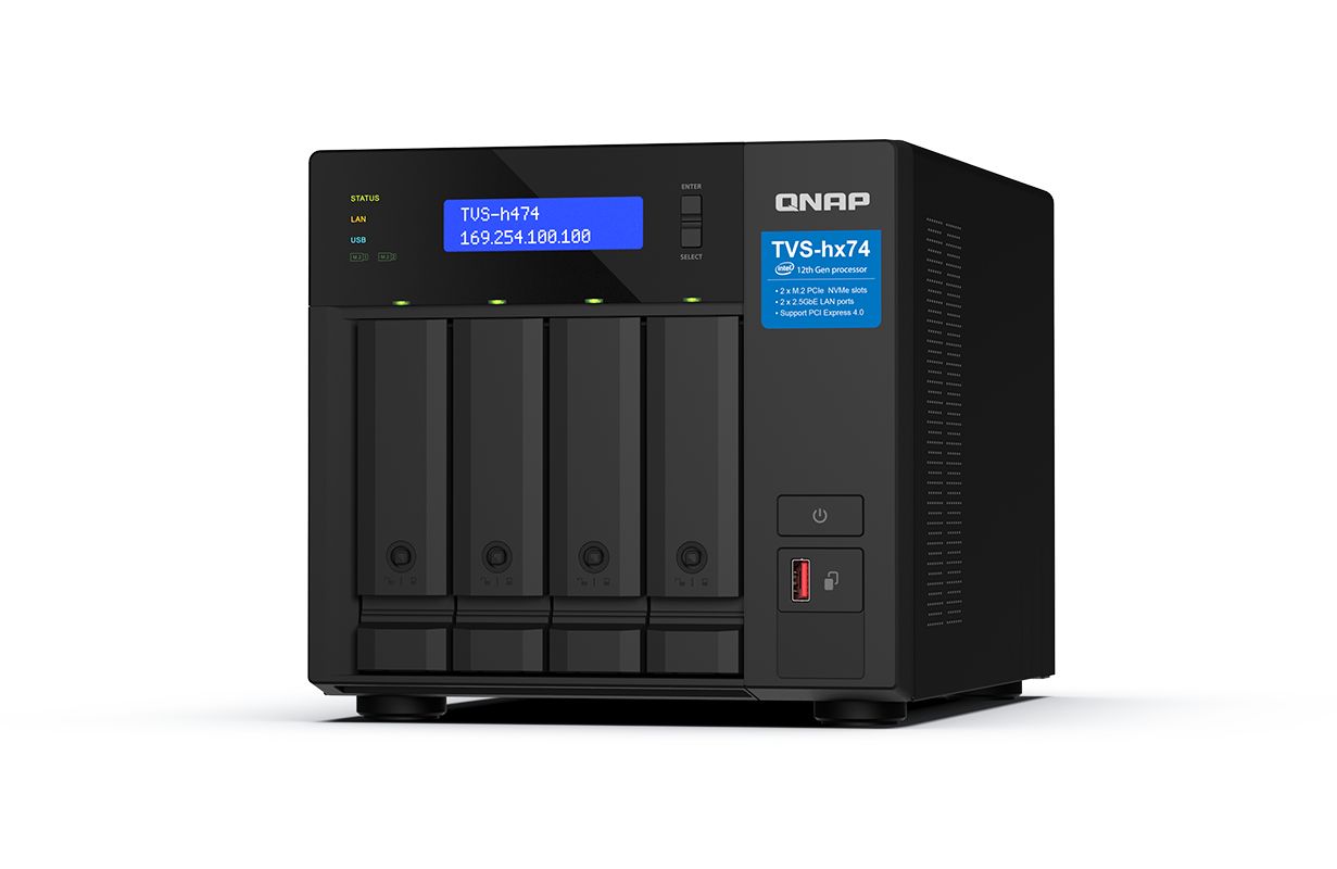 QNAP NAS TVS-H474-PT-8G (8GB) (4xHDD + 2xM.2 SSD)