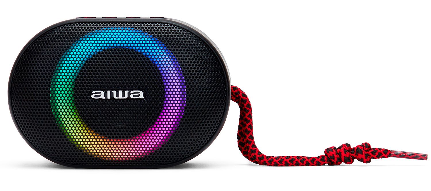 Aiwa BST-330RD Portable Bluetooth Speaker Black/Red