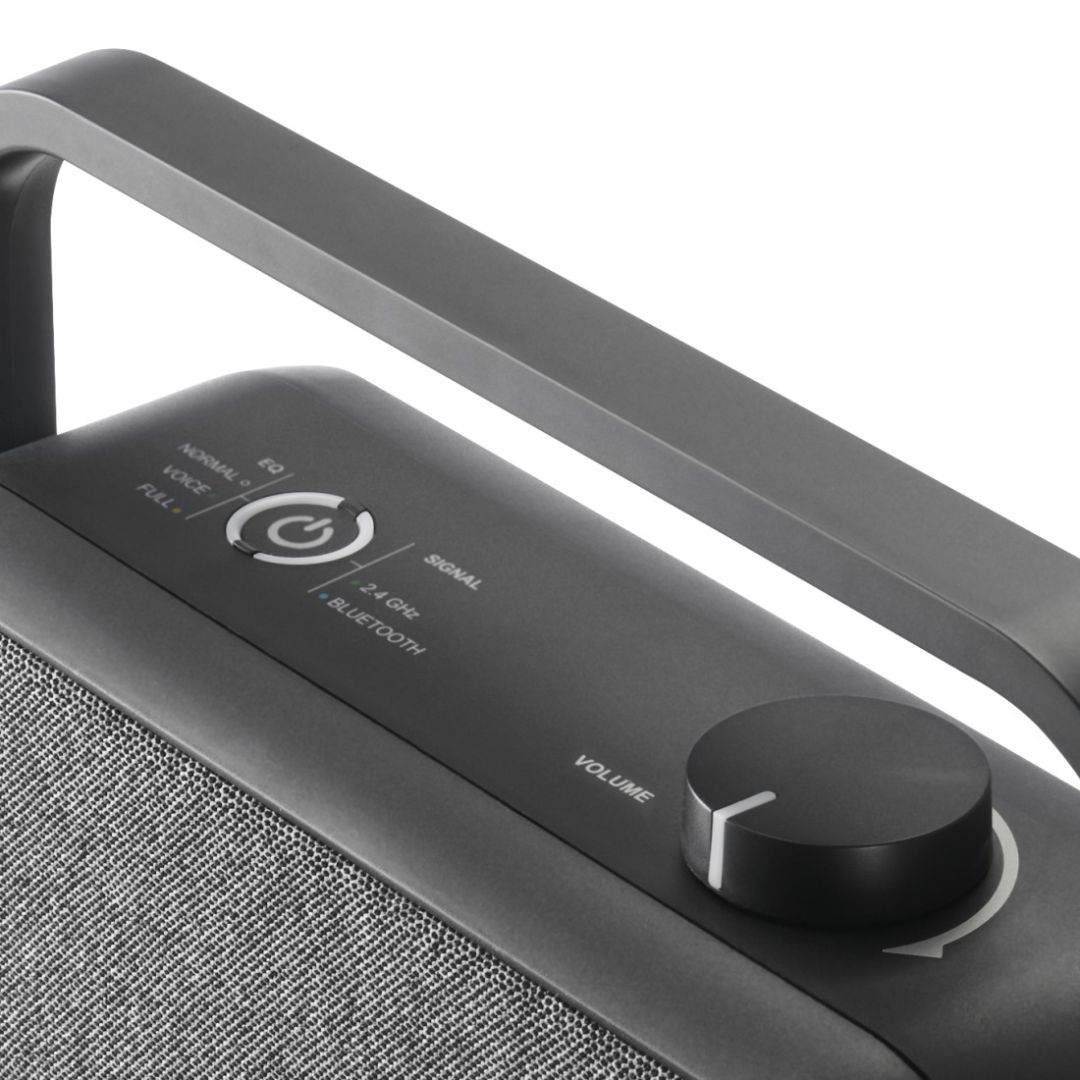 Hama Loudspeaker for TVs 2.4GHz Station + Bluetooth Portable Stereo Speaker Black
