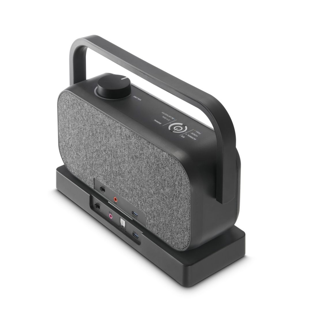 Hama Loudspeaker for TVs 2.4GHz Station + Bluetooth Portable Stereo Speaker Black