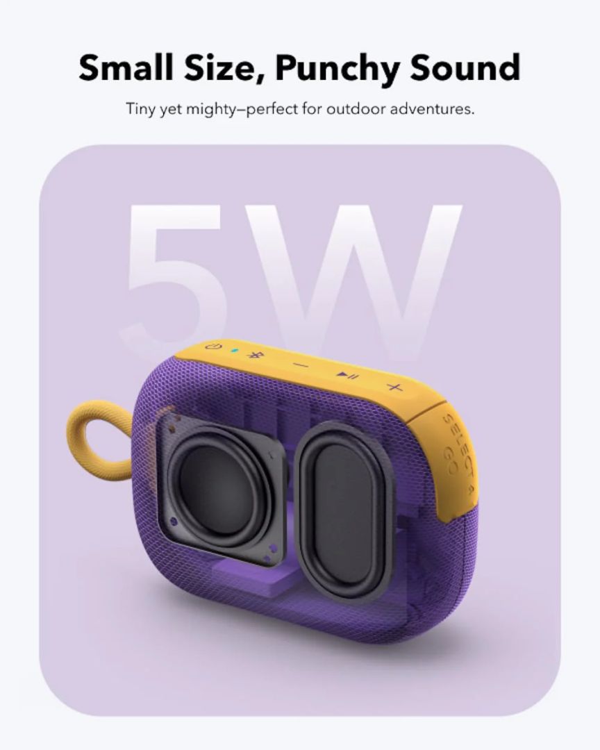 Soundcore Select 4 Go v2 Bluetooth Speaker Purple