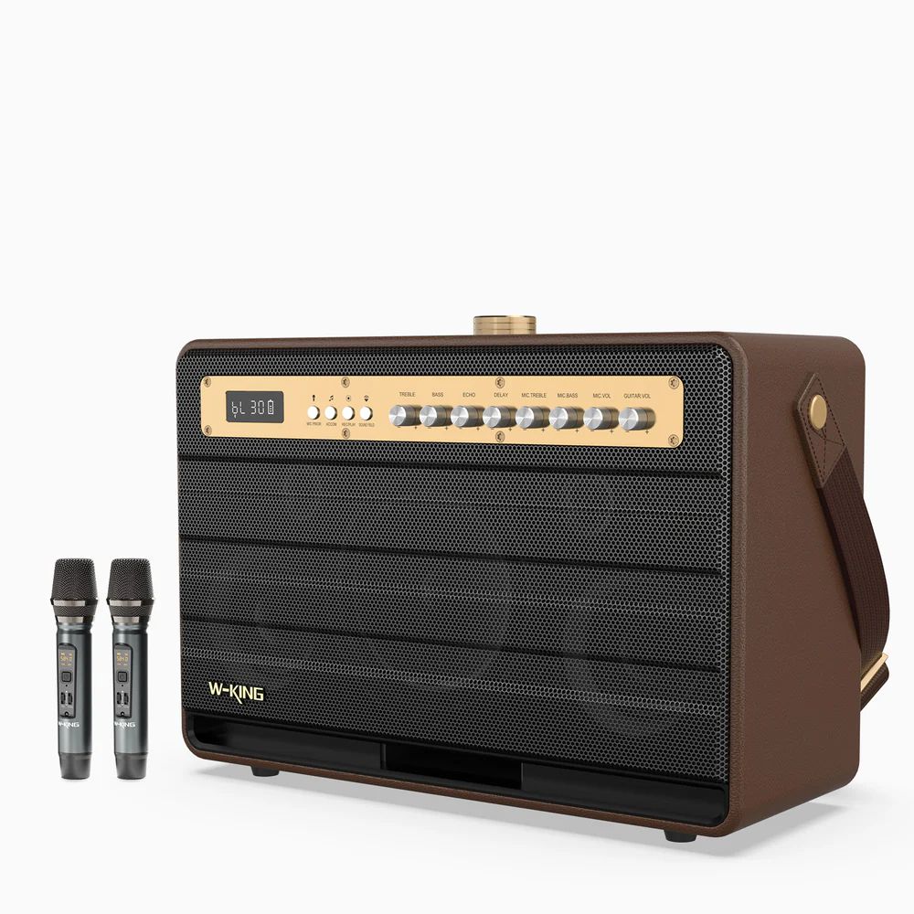 W-King K6L Bluetooth Speaker Brown