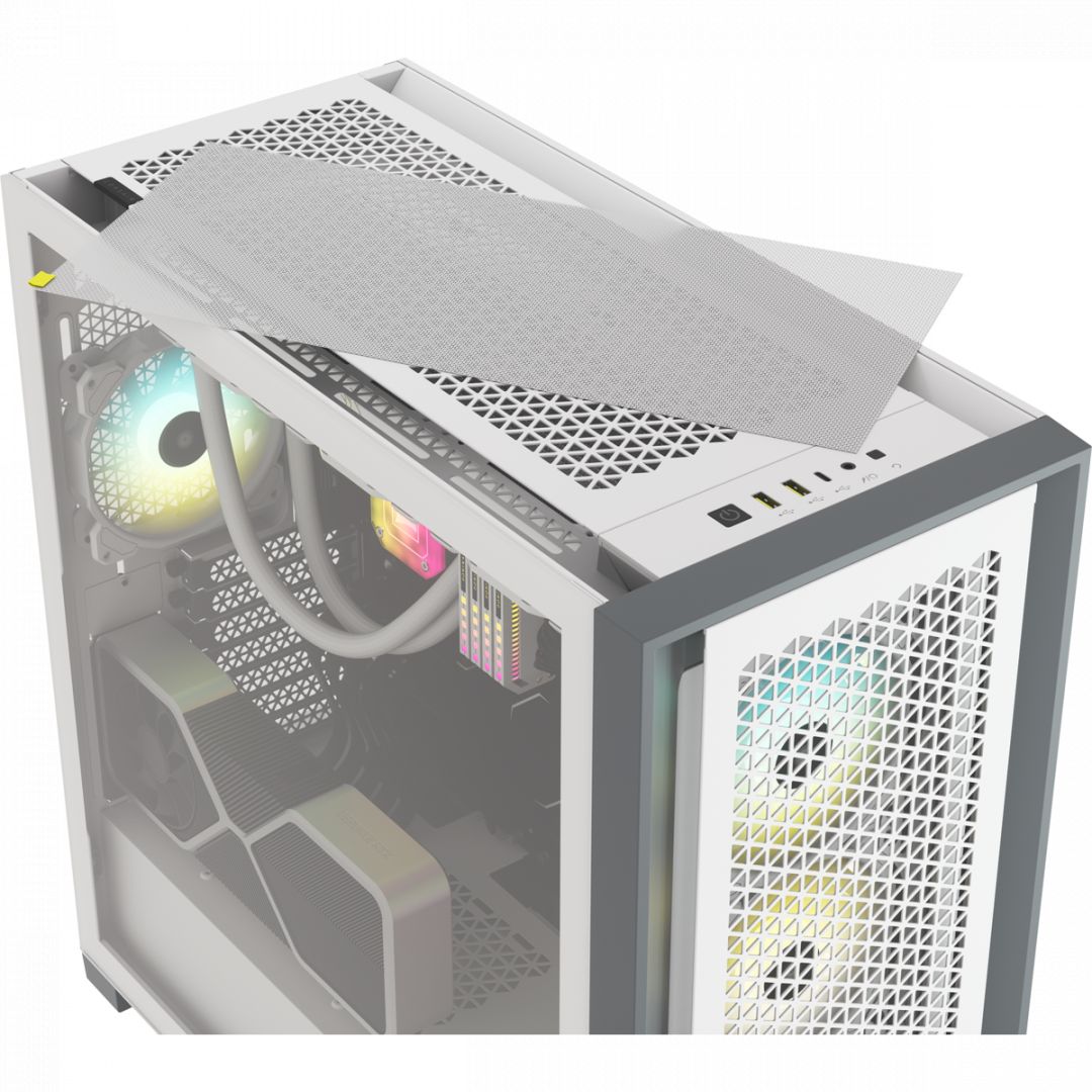 Corsair 5000D Airflow Tempered Glass White