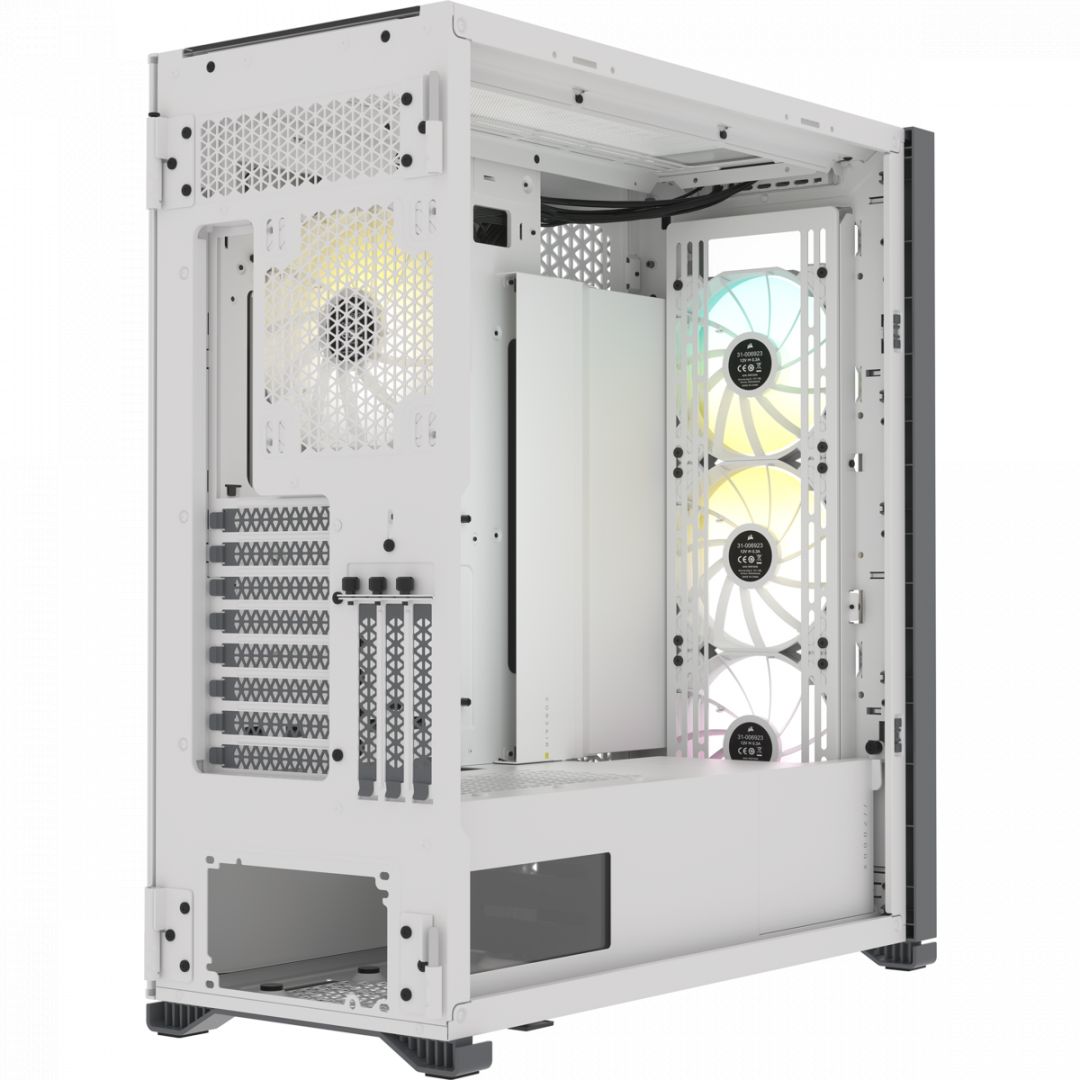 Corsair iCUE 7000X RGB Tempered Glass White