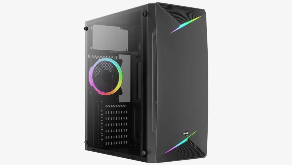 Aerocool Talon-G-BK-v1 Tempered Glass Black