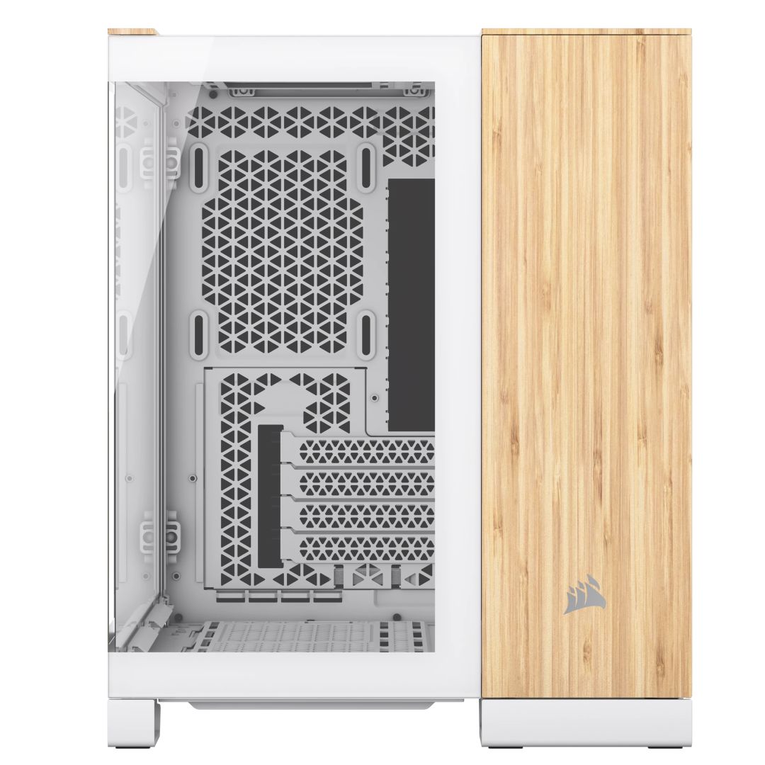 Corsair 2500X Tempered Glass White/Bamboo