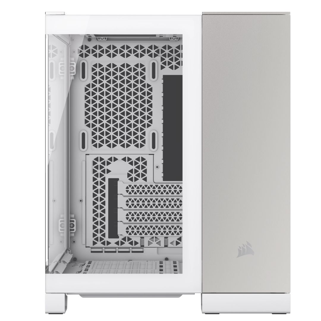 Corsair 2500X Tempered Glass White/Satin Gray Alloy