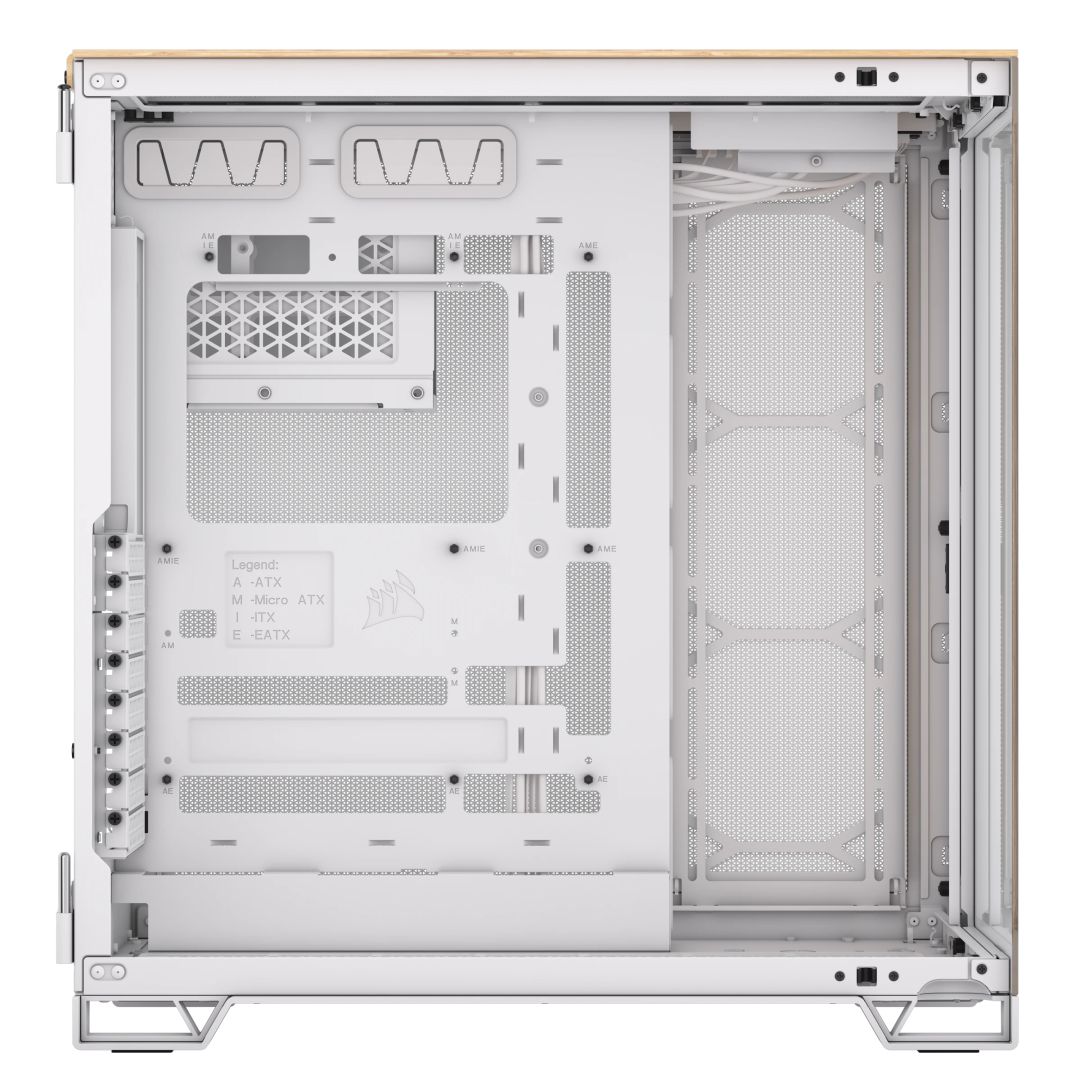 Corsair 6500X Tempered Glass White/Bamboo