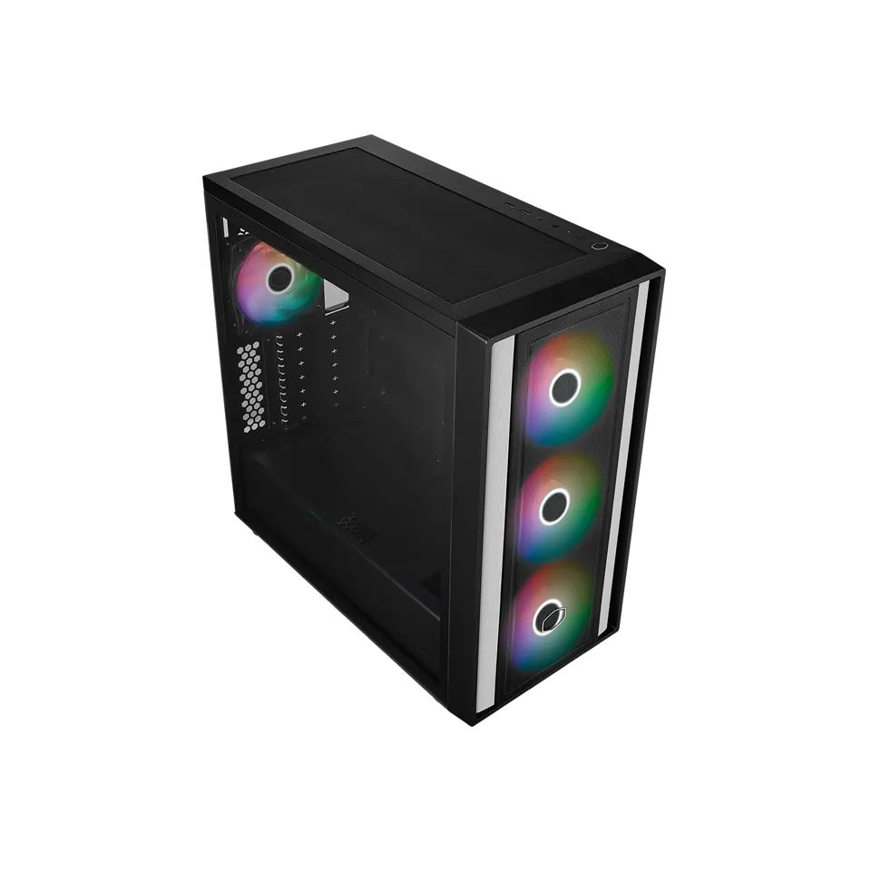 Cooler Master MasterBox MB600L Tempered Glass Black