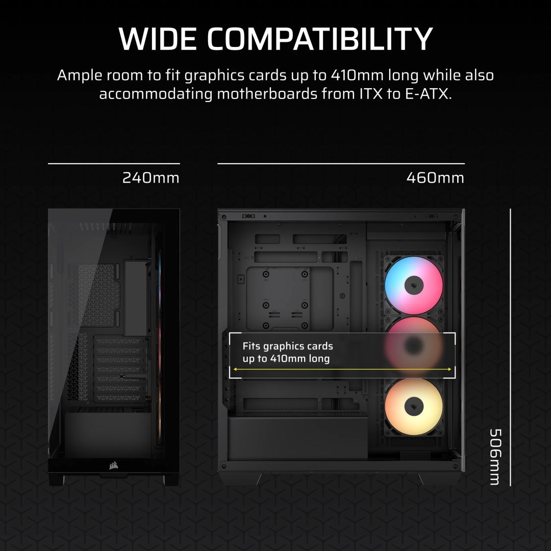 Corsair 3500X RS-R ARGB Tempered Glass Black