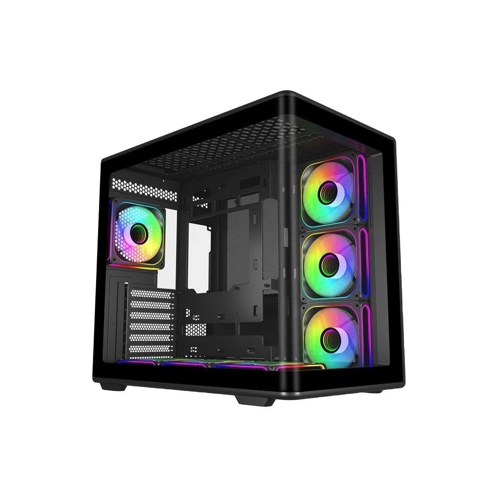 Cooler Master Elite 600 Tempered Glass Black