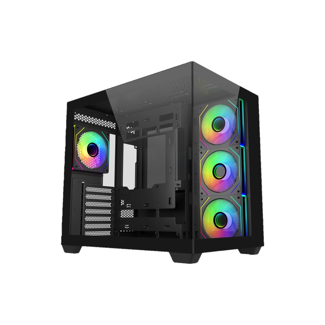 Cooler Master Elite 681 Tempered Glass Black