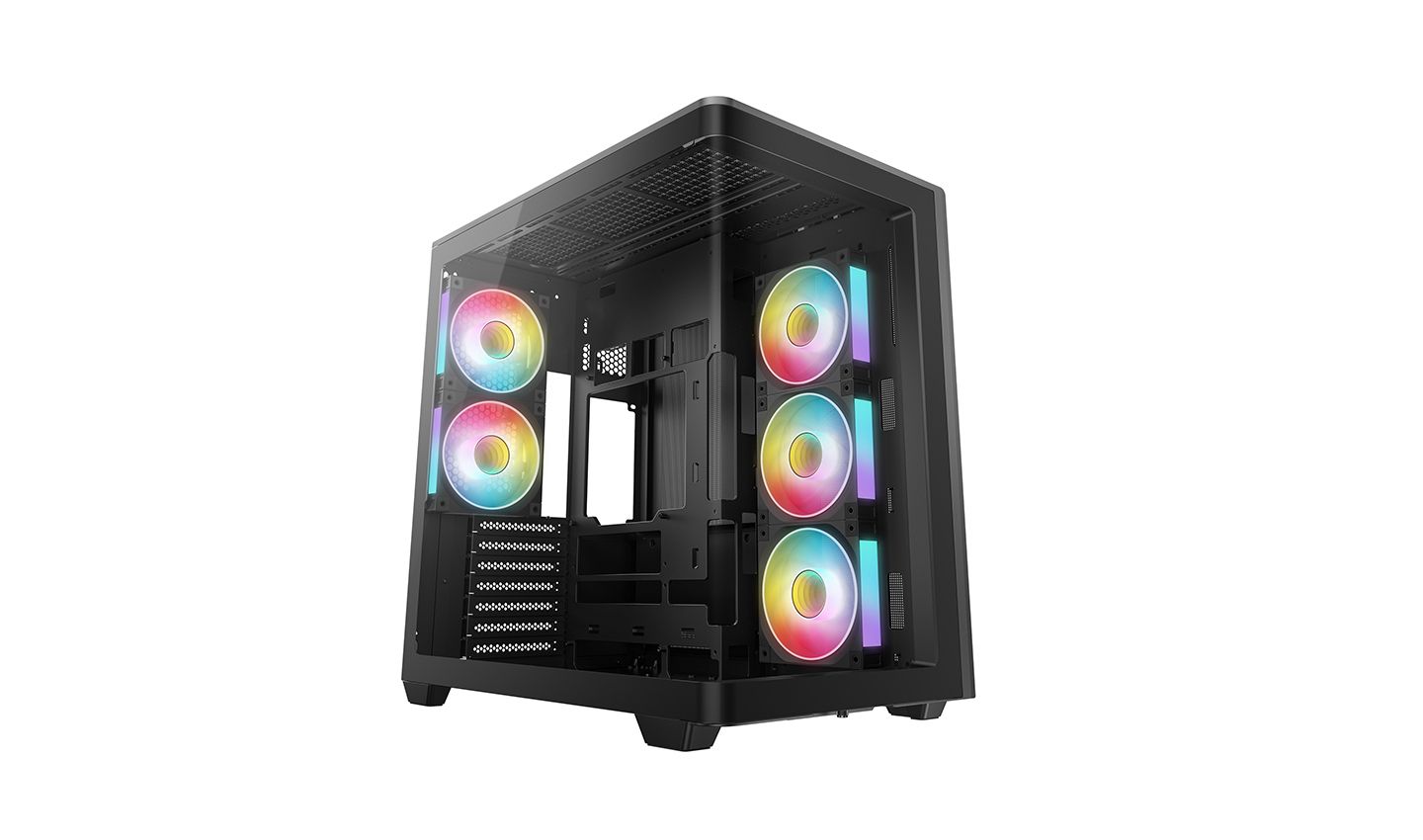 DeepCool CG590U 5F Tempered Glass Black