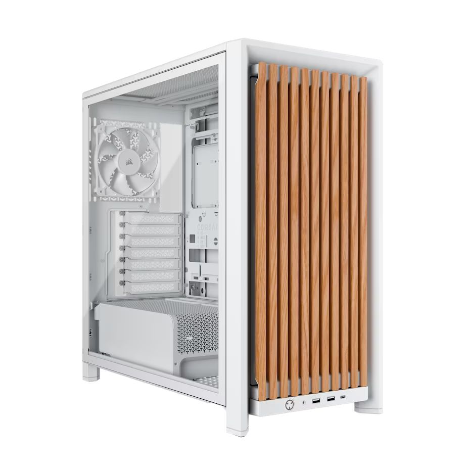 Corsair 4000D RS Tempered Glass White/Oak