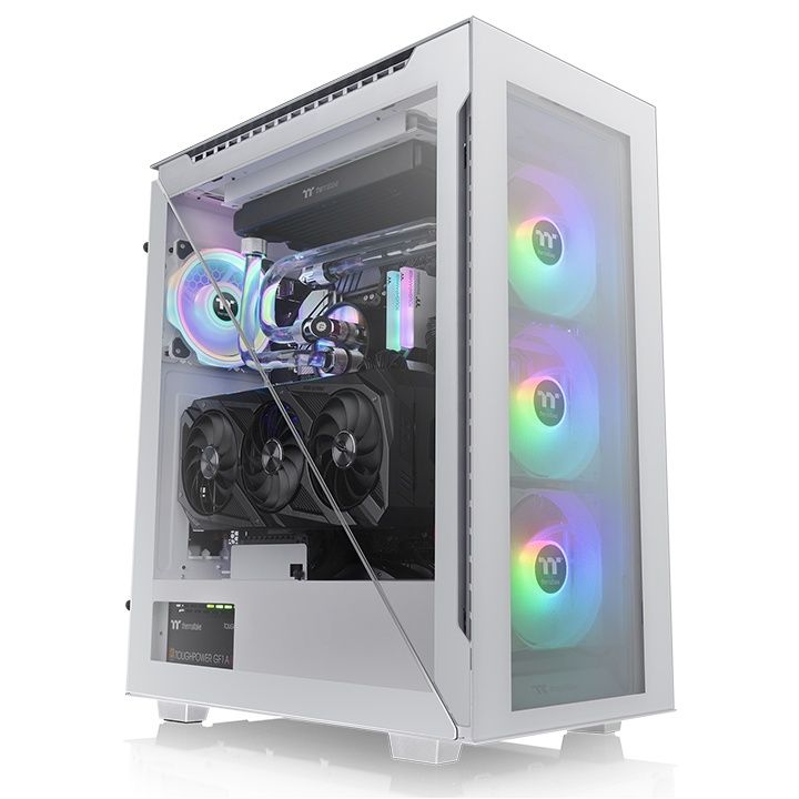 Thermaltake Divider 500 ARGB Tempered Glass Snow White