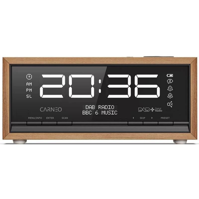 Carneo C100 DAB/FM Radio  Wood/Black