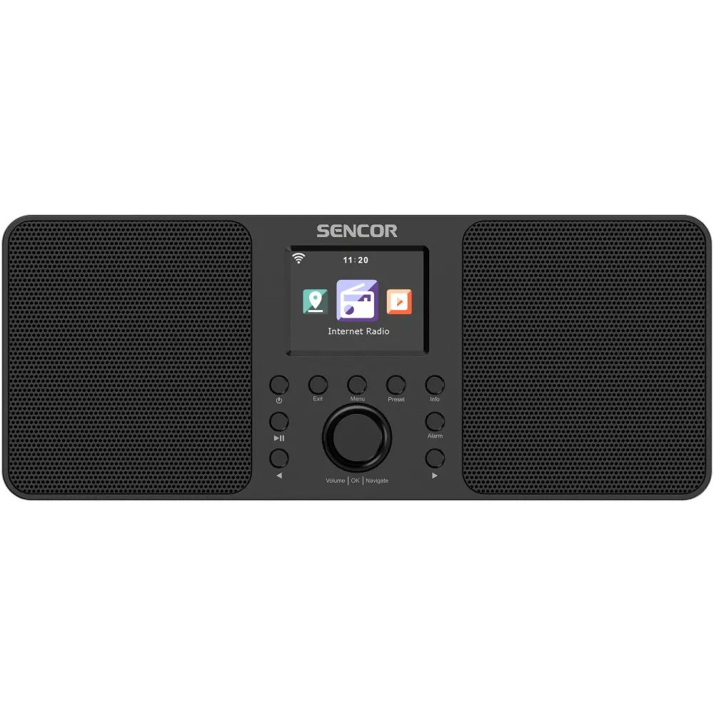 Sencor SIR 6100WDB WiFi DAB+ Internet Radio Black
