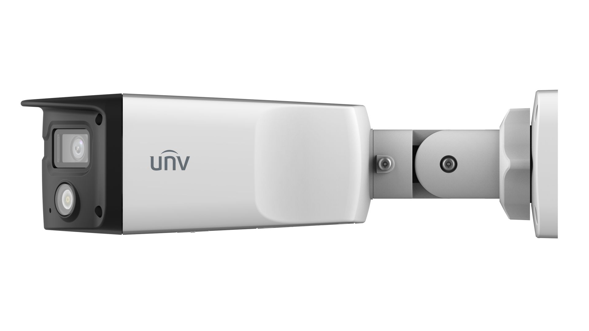 Uniview Prime-III 8MP (3840x1080) 180°-os széles látószögű ColorHunter csőkamera, 2x4mm fix objektívvel, dual mikrofonnal és hangszóróval