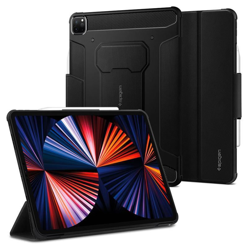 Spigen Rugged Armor Pro, black - iPad Pro 12.9