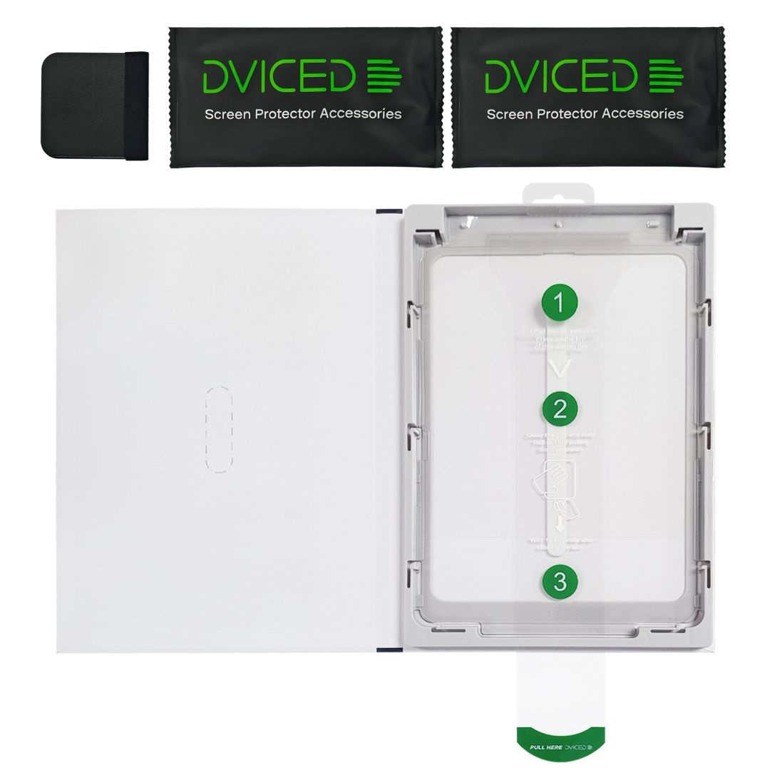 Dviced Tempered glass screen protector for iPad 10.9-inch (10th gen.) with dust-free applicator