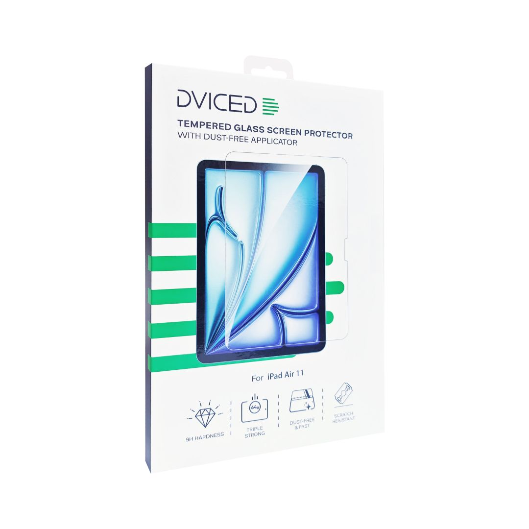 Dviced Tempered glass screen protector for iPad Air 11-inch with dust free-applicator