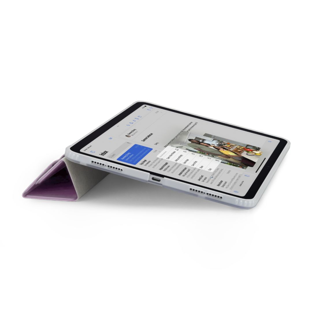 Pipetto Origami No1 Original Case for iPad (A16) / iPad (2022) Metallic Purple