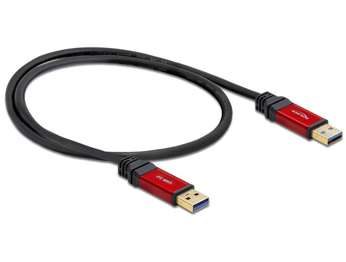 DeLock USB 3.0 Type-A male > USB 3.0 Type-A male 1m Premium Cable