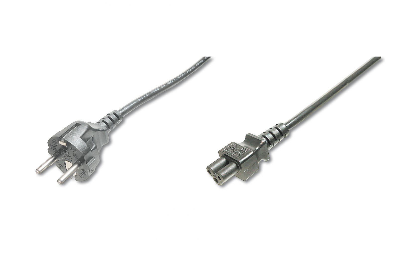 Assmann Power Cord, CEE 7/7 (Typ-F) - C5 1,2m Black