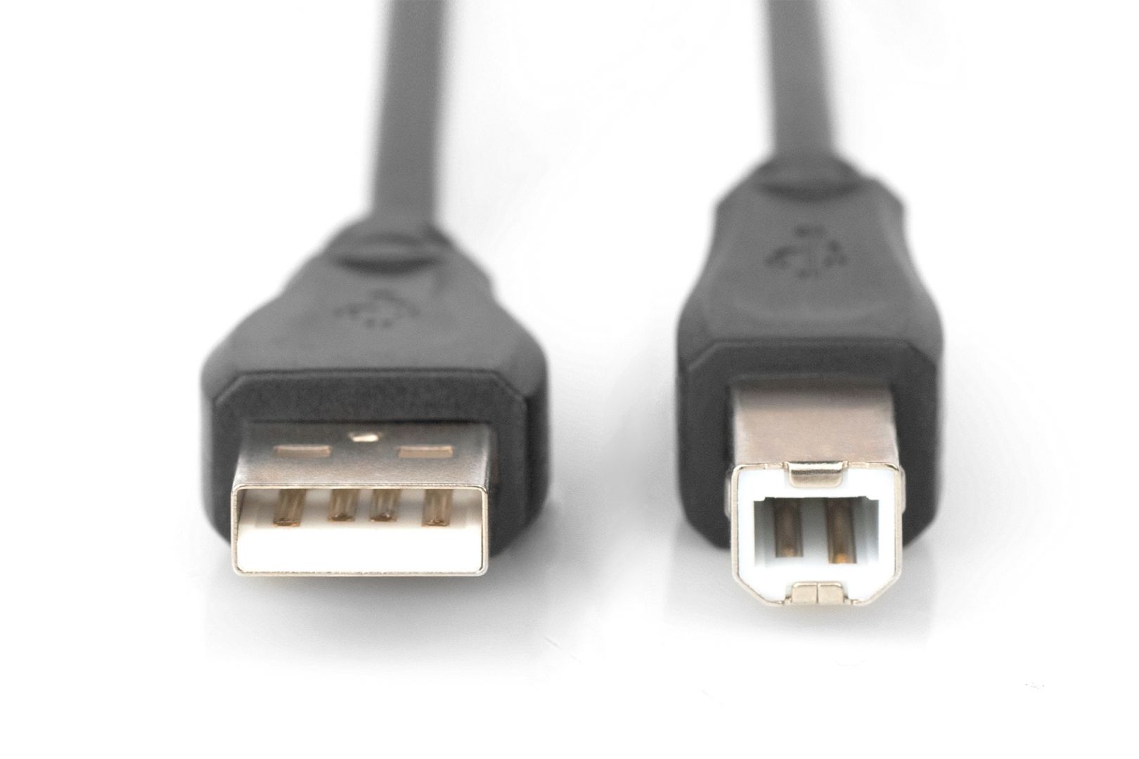 Assmann USB 2.0 connection cable, type A - B 1m Black