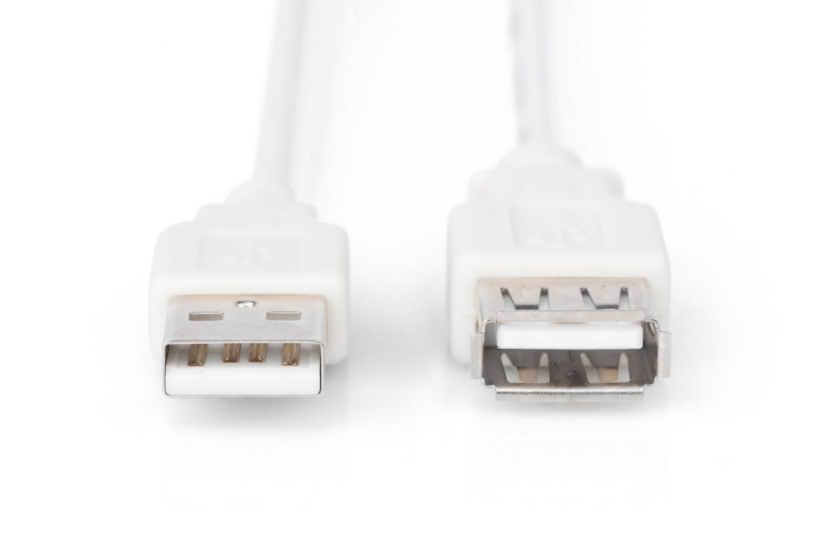 Assmann USB 2.0 extension cable, type A 1,8m Beige