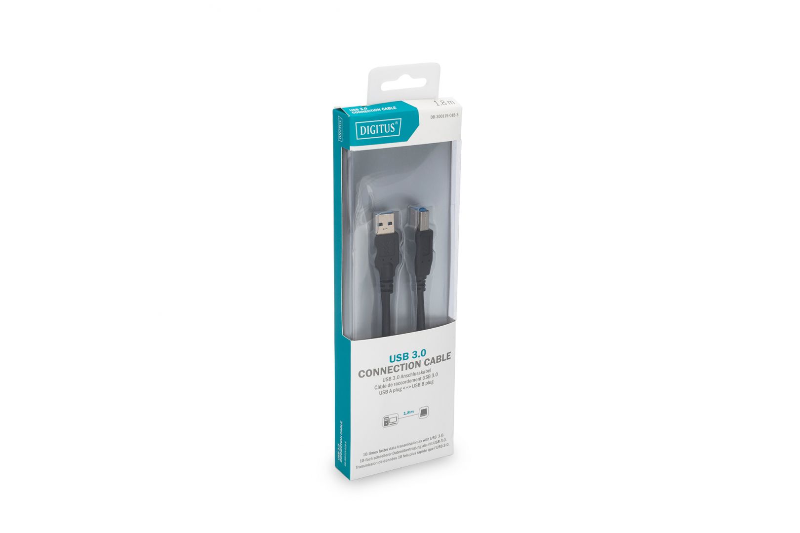 Digitus USB 3.0 connection  cable, type A - B