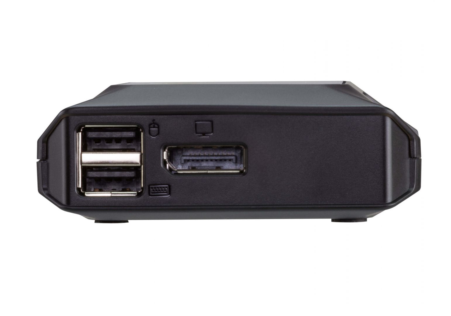 ATEN US3312 2-Port 4K DisplayPort USB-C Cable KVM Switch with Remote Port Selector